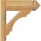 Ekena Millwork Olympic Rough Sawn Arts and Crafts Outlooker, Western Red Cedar, 6"W x 16"D x 16"H OUT06X16X16OLY03RWR - alternate 4